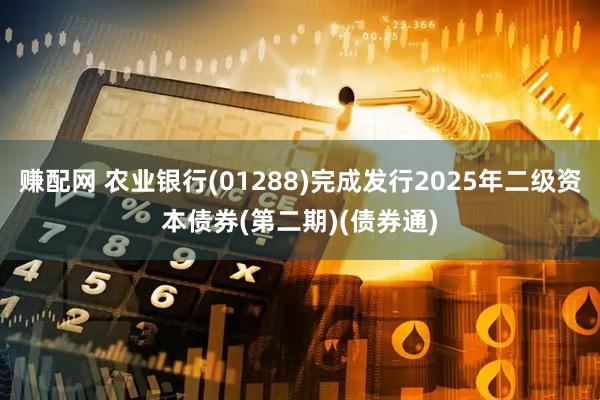 赚配网 农业银行(01288)完成发行2025年二级资本债券(第二期)(债券通)